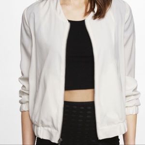 White Bomber Jacket
